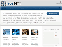 Tablet Screenshot of leadmti.com